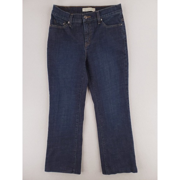 Levi's Denim - Levis 512 Jeans Womens 8 Short Perfectly Slimming Bootcut Flap Pocket Stretch